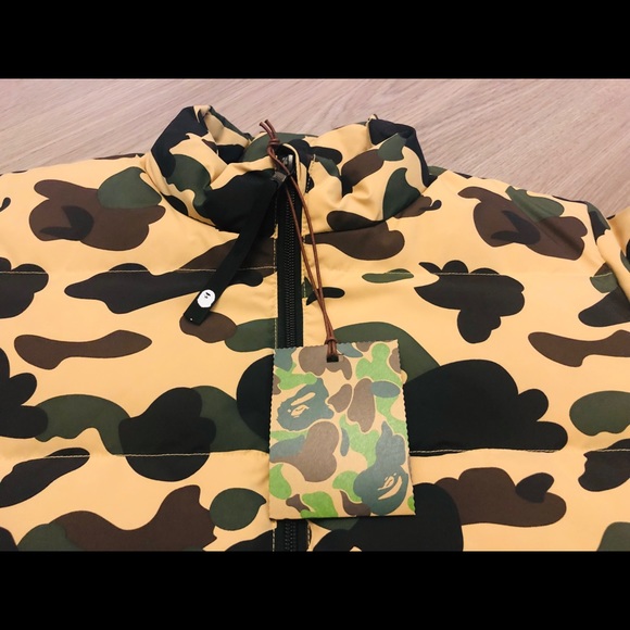 NWT HTF LE A Bathing Ape BAPE Puffy Bomber Jacket - Picture 2 of 8